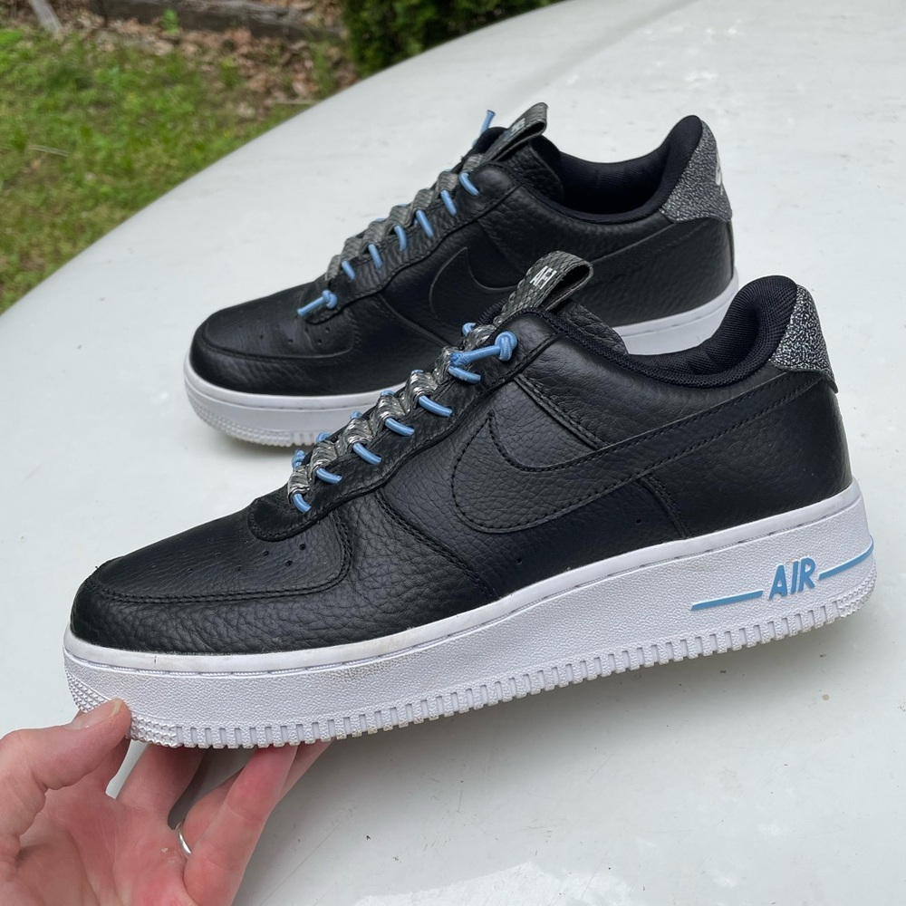 Nike Air Force 1 '07 LX Black Sneakers Size 8